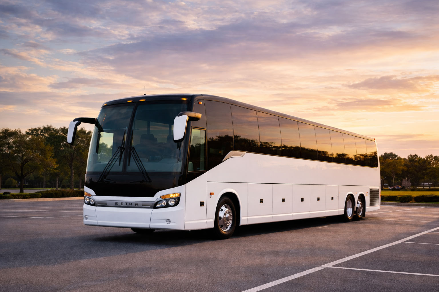 New Orleans coach bus exterior