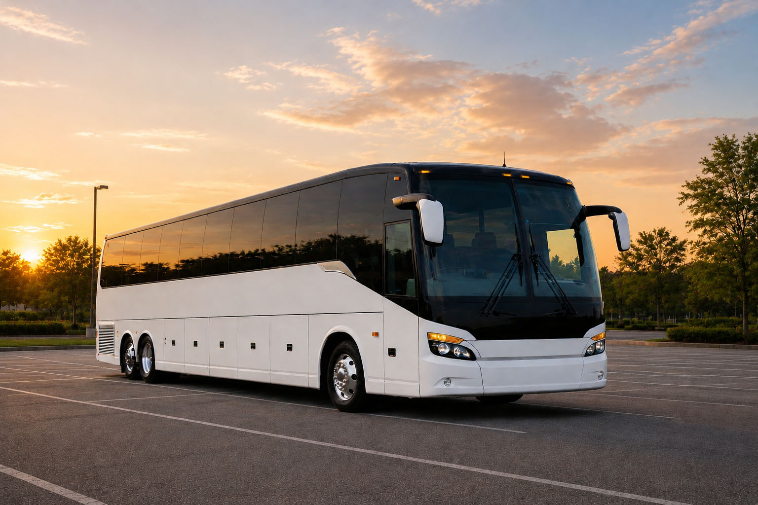 New Orleans coach bus exterior