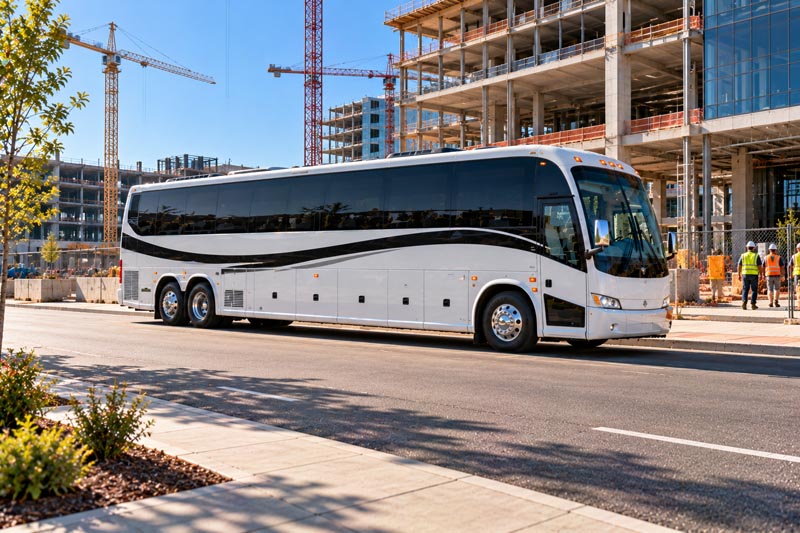 Construction Site Shuttle Bus Services in New Orleans, LA