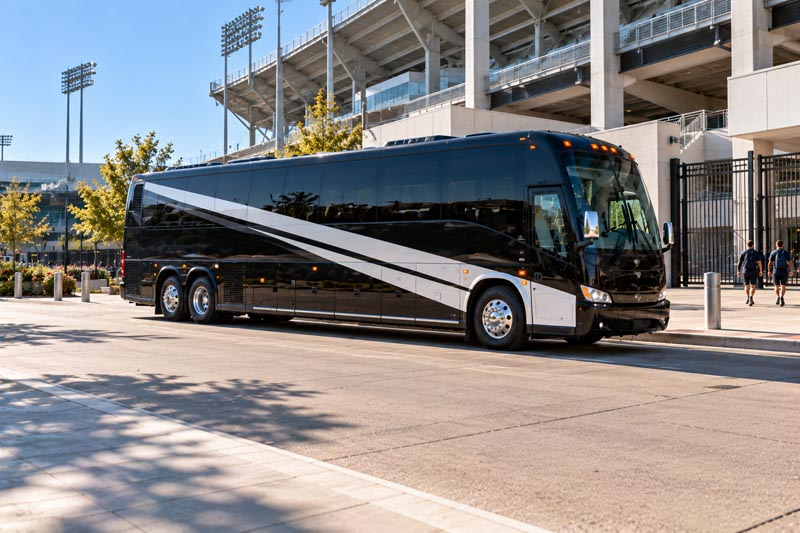 Sports Team Charter Bus Rentals in New Orleans, LA